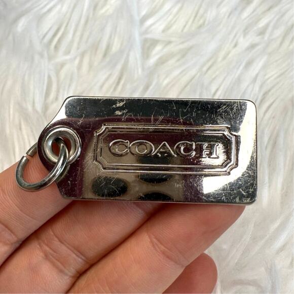 1.5” COACH  Fob Bag Charm Hang tag Hangtag - Picture 1 of 2